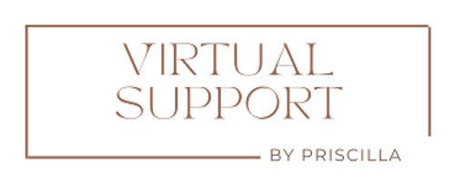 logo van Virtual support By Priscilla